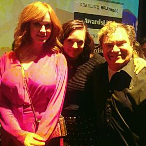 Pierre Patrick with MAD MEN Emmy Nominees Christina Hendricks & Elizabeth Moss