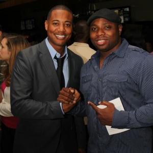 Derrex Brady and Page Kennedy at the 2013 Los Angeles screening of The Championship Rounds film