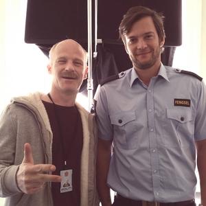 From the TV series Det tredje yet with actor Eivind Sander