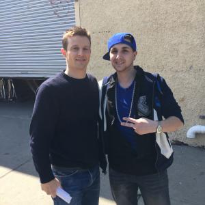 Me and Will Estes on set of Blue Bloods