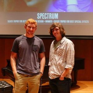 Connor Rentz and David Besh October 2015 at Campus MovieFest  Georgia Southern University