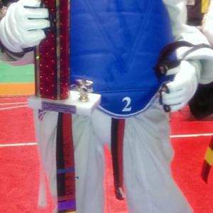 First Place in Sparring Tae Kwon Do
