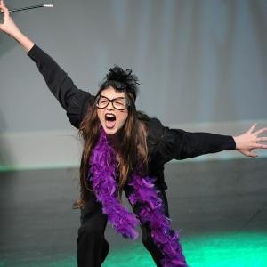 Sedona at NIDA performing her scholarship piece Witches
