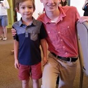 The Things We've Seen Meet and Greet - Neely (Noah McCarty-Slaughter) and Young Neely (Griffin Morgan)