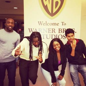 Screening our short film The Workout at Warner Bros