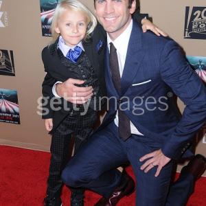 Lennon Henry with Wes Bentley AHS:Hotel premiere