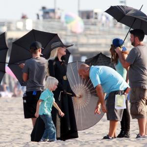 AHSHotel filming Santa Monica pier
