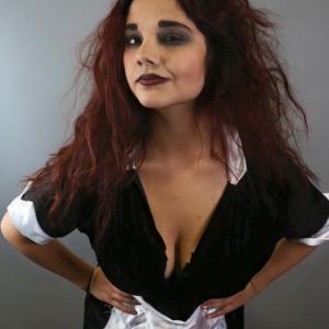 Casey Nicole Caplin portraying Magenta for The Rocky Horror Picture Show