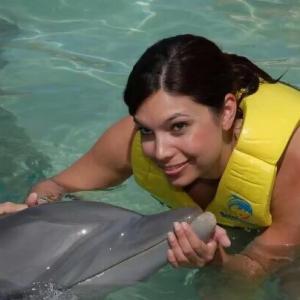 Swimming with Dolphins in Cozumel Mexico