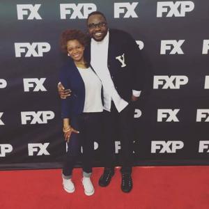 My client Brian Tyree Henry and I at the FX TCA Press Event