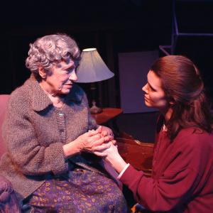 Rachel Carter in theatre production of Tongue of a Bird.