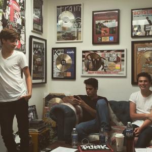 Liam Attridge, Emery Kelly and Ricky Garcia of Forever in Your Mind