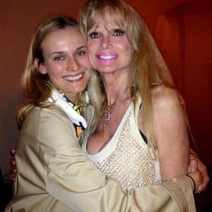 Diane Kruger and Laurene Landon  SKY wrap party