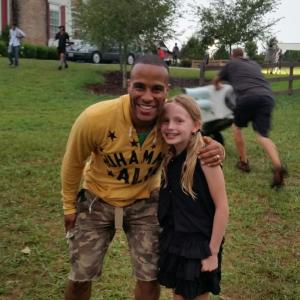 Karolina with Mr DeVon Franklin Producer Miracles From Heaven