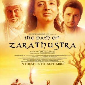 Tom Alter Rushad Rana and Oorvazi Irani in The Path of Zarathustra 2015