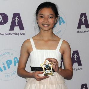 Gemma wins first place at AIPAs red carpet premiere December 2015