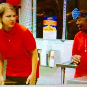 Playing a fast food worker on the SCAD film TasteNSee