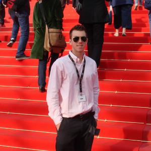 Tyler Wilson Schnabel on the red carpet at the Cannes Film Festival