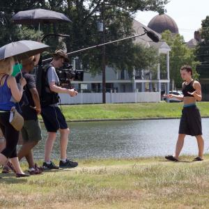 Filming Bayou St John and playing the role of a troublesome tomboy named Anne Guy