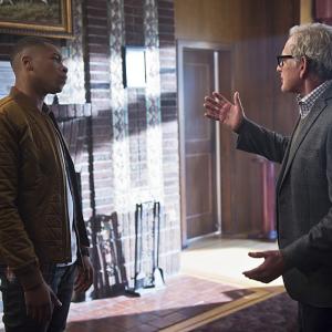 Still of Victor Garber and Franz Drameh in Legends of Tomorrow 2016