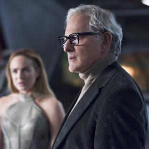 Still of Victor Garber and Caity Lotz in Legends of Tomorrow 2016