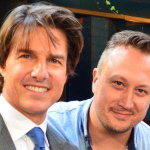 Douglas Bunn & Tom Cruise - Mission Impossible: Rogue Nation Premiere - London