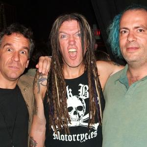 Eddie Huchro with Dizzy Reed of Guns N' Roses and friend