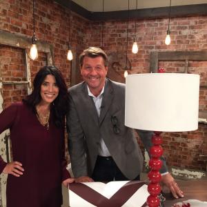 Julee Ireland as guest host on IndyStyle Wish TV.