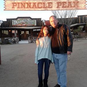 Dani Turner with her dad writerdirector Dain Turner in Scottsdale Arizona