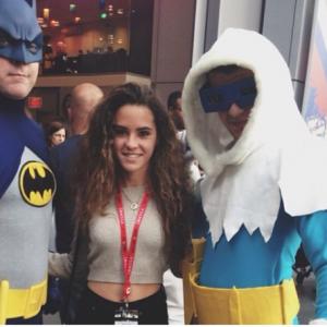 Sarah Wald attends Comic-Con in San Diego.