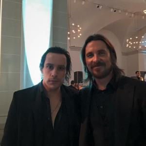Jacques Cameron and Christian Bale at event of Exodus: Gods and Kings (2014)