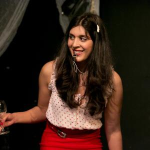 Amanda Soroudi in a still from the On-Stage production of 