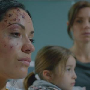 Kerry Bennett Anna Acton and Grace Doherty in Casualty