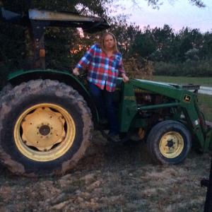 Myself and my tractor. Early November 2014