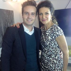 Brandon Ludwig  Wendy Crewson  299 Queen Street West green room for Canadian Star