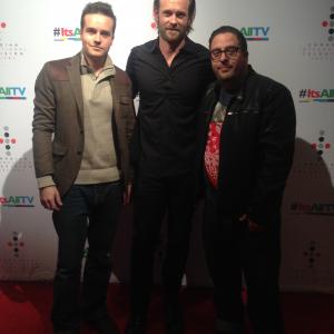 Brandon Ludwig Eric Johnson  Dave Roberts  TIFF Bell Lightbox red carpet for the Canadian International Television Festival The Knick  Canadian Star
