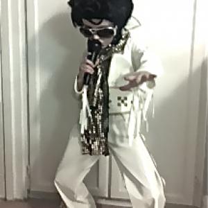 Jack doing his finest Elvis impersonation