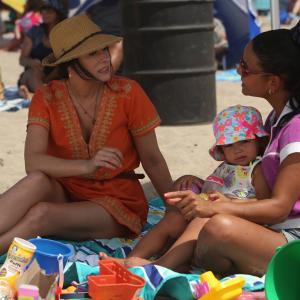 Still of Paget Brewster Christina Milian and Emelia Golfieri in Grandfathered 2015
