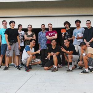 The Cast and Crew for the Saddleback Student Film 