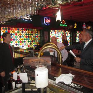 Directing the Bar Scene in  The Billionaire  The Movie Star 