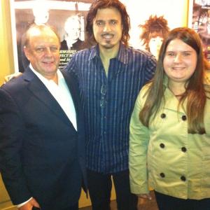 Brooke Gamble with Robert Michaels and uncle Gary Gamble 2012