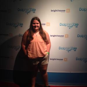 Brooke Gambe on set of Dolphin Tale 2
