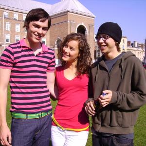Still of Nicholas Hoult, April Pearson and Mike Bailey in Skins (2007)