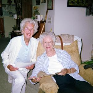 Jean Batzing and Betty Jane Keene