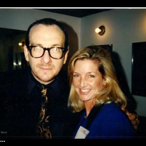 Back stage party at Radio City with Elvis Costello
