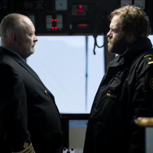 Still of Bjarne Henriksen and Ólafur Darri Ólafsson in Ófærð (2015)