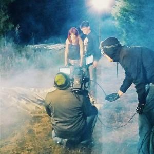 A Behind the Scenes shot from 'Ghost Note' directed by Troy Hart! Release Date: 2016!
