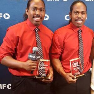 Calvin  Kevin Ross receive two awards at CMF 2015