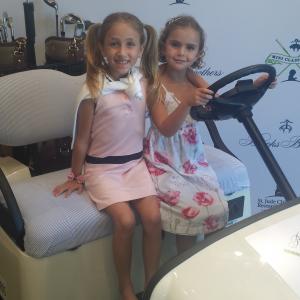 Lexy and sister Ava during Charity event benefiting St Judes by Brooks Brothers