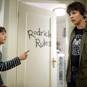 Still of Devon Bostick and Zachary Gordon in Diary of a Wimpy Kid Rodrick Rules 2011